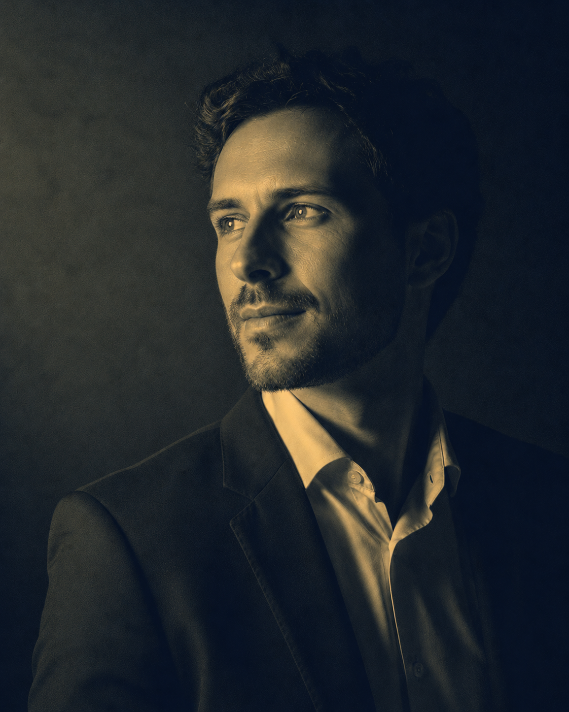 Portrait d'illustration : profil de dirigeant accompagné