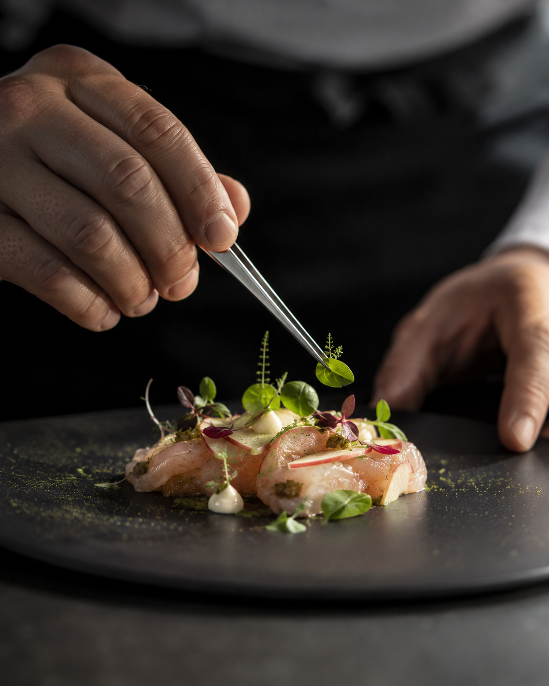 Dressage et conception de menus en cuisine